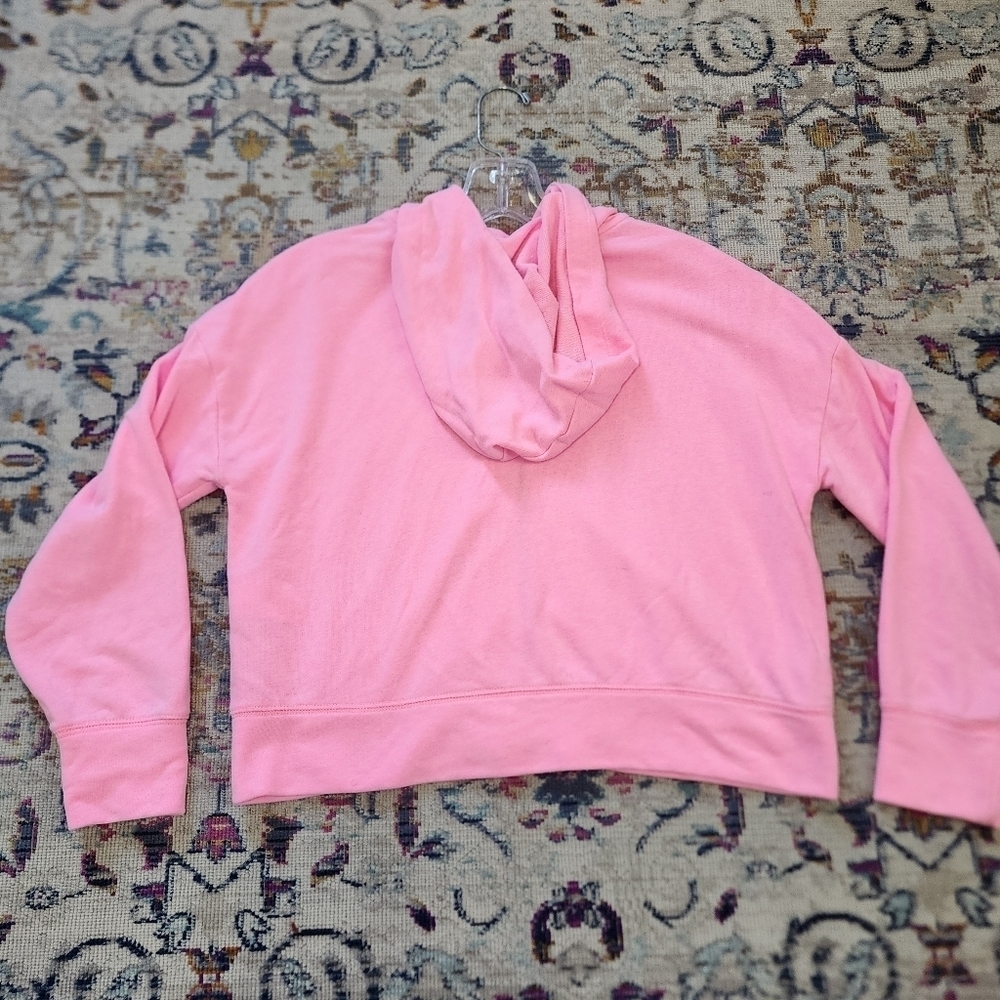 Old Navy Pink Zip Hoodie, sz Large (10-12) - Picture 3 of 8